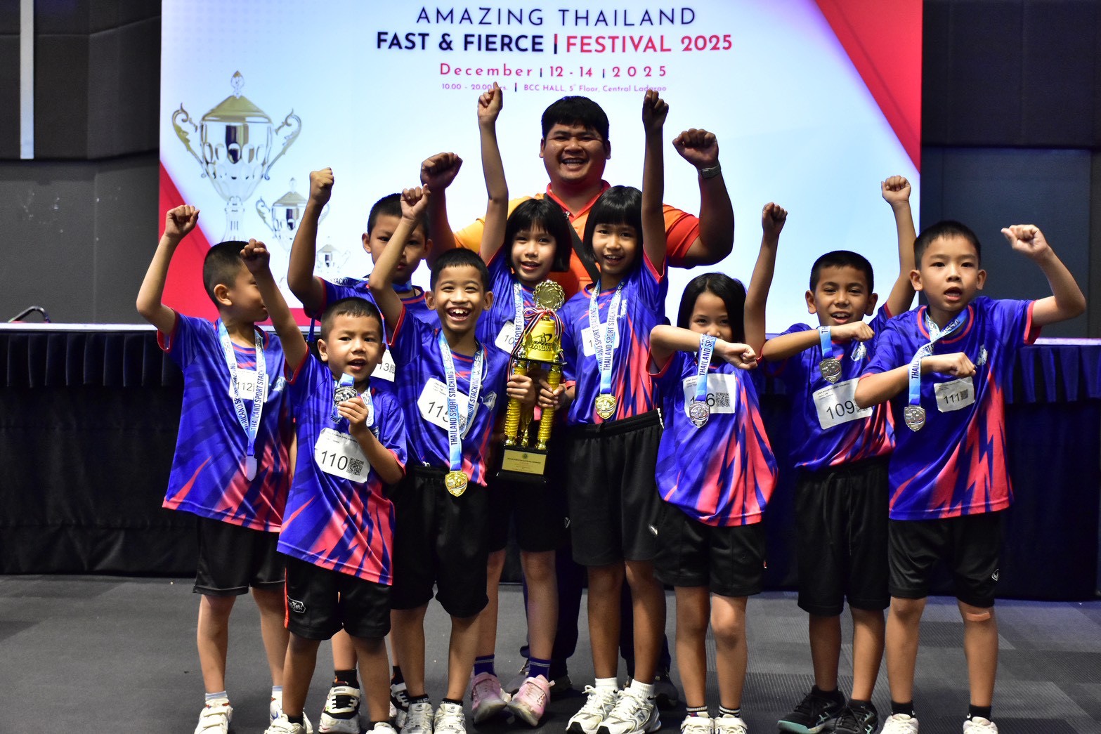 ขอแสดงความยินดีกับ นักกีฬาแสต็ค